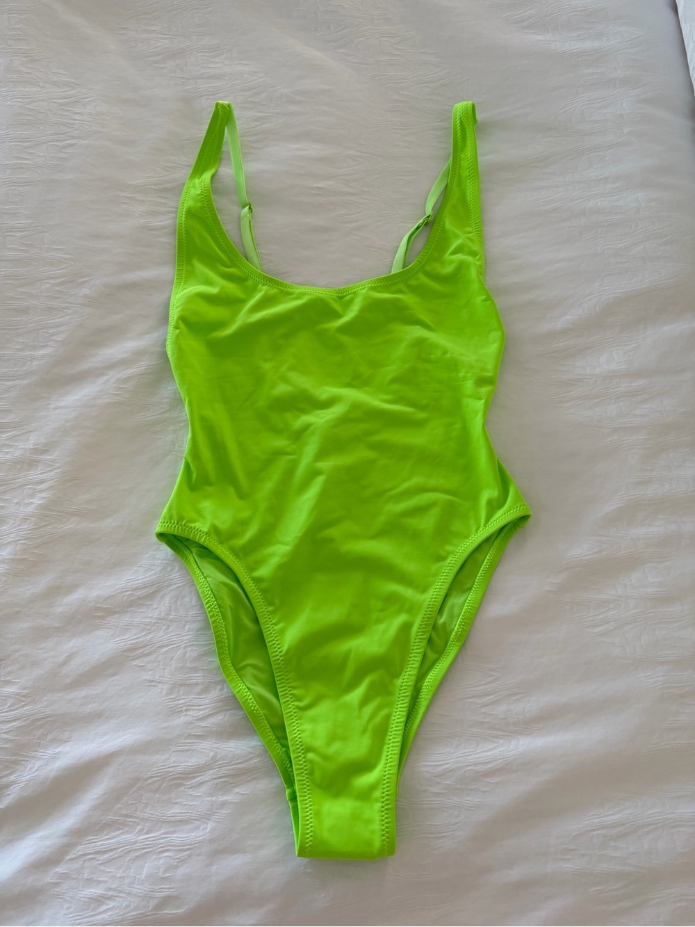 SKIMS Neon Lime One-Piece Swimsuit